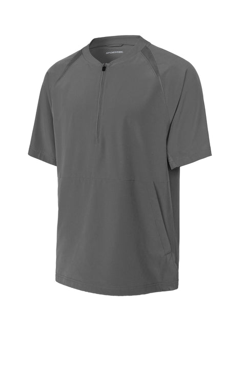 Sport-Tek JST489 Repeat 1/2-Zip Short Sleeve Jacket