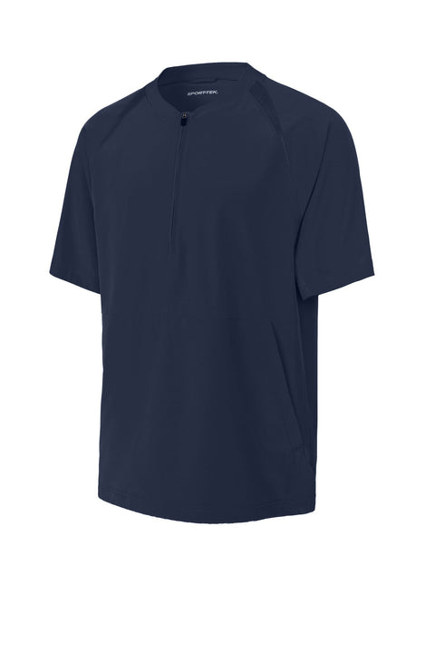 Sport-Tek JST489 Repeat 1/2-Zip Short Sleeve Jacket
