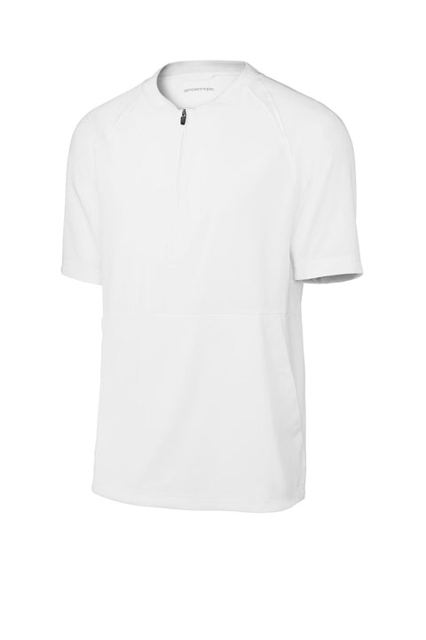 Sport-Tek JST489 Repeat 1/2-Zip Short Sleeve Jacket