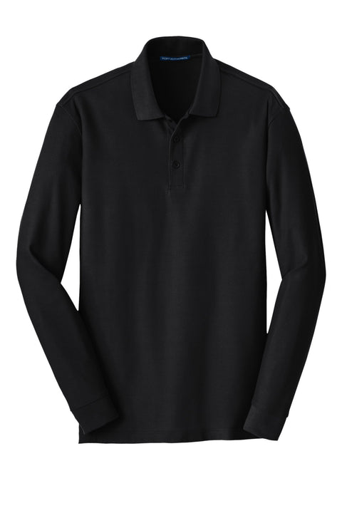 Port Authority K100LS Long Sleeve Core Classic Pique Polo