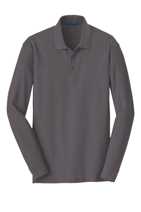 Port Authority K100LS Long Sleeve Core Classic Pique Polo
