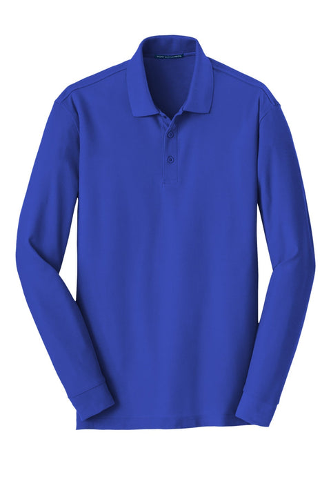 Port Authority K100LS Long Sleeve Core Classic Pique Polo