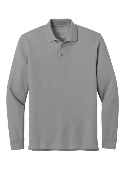 Port Authority K200LS Wearever Signature Pique Long Sleeve Polo