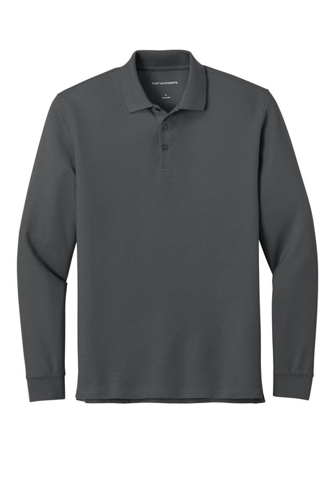 Port Authority K200LS Wearever Signature Pique Long Sleeve Polo