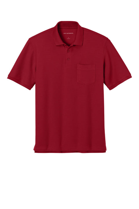 Port Authority K200P Wearever Signature Pique Pocket Polo