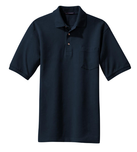 Port Authority K420P Heavyweight Cotton Pique Polo with Pocket