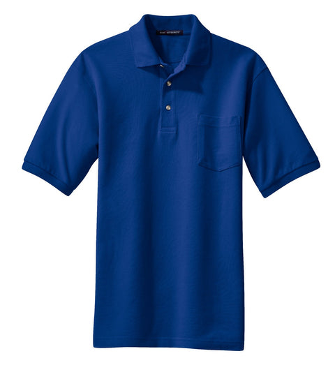 Port Authority K420P Heavyweight Cotton Pique Polo with Pocket