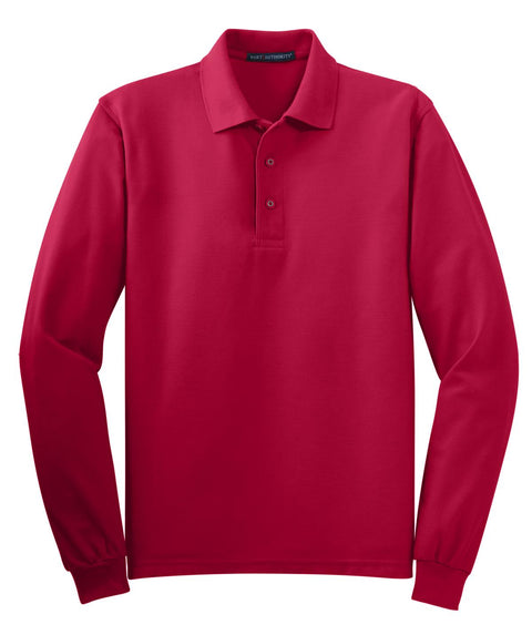 Port Authority K500LS Silk Touch Long Sleeve Polo