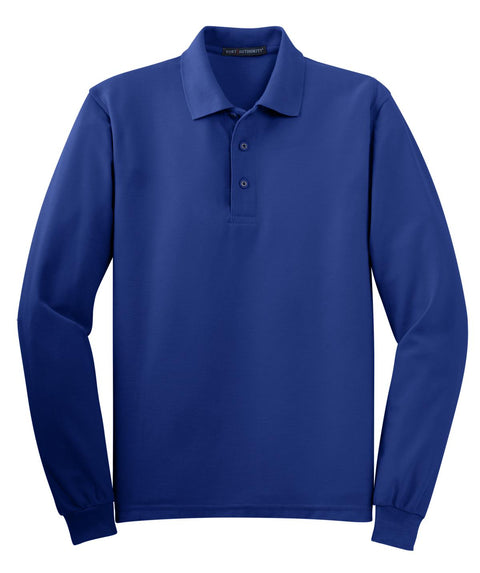 Port Authority K500LS Silk Touch Long Sleeve Polo