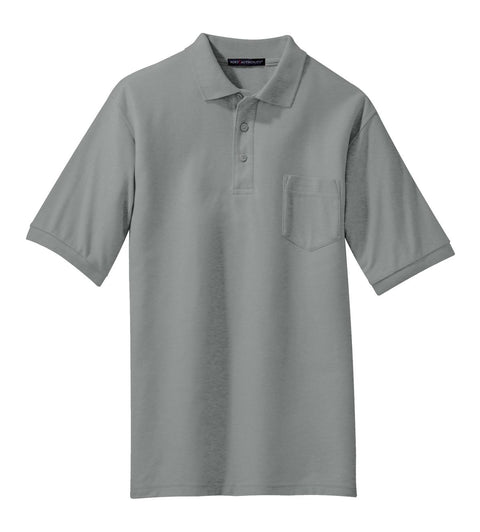 Port Authority K500P Silk Touch Polo with Pocket