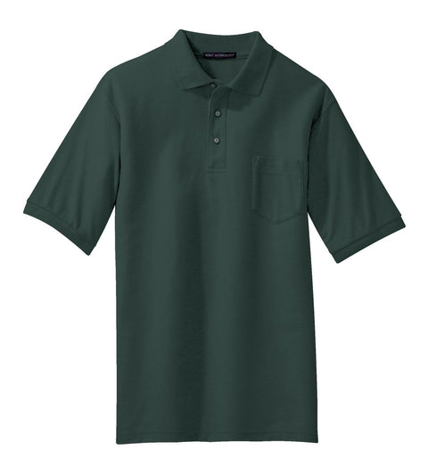 Port Authority K500P Silk Touch Polo with Pocket