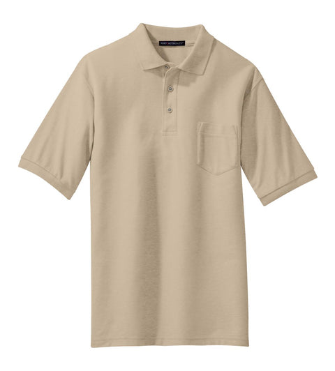 Port Authority K500P Silk Touch Polo with Pocket