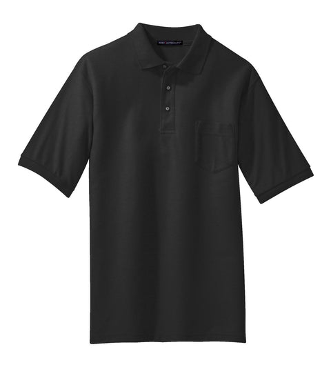 Port Authority K500P Silk Touch Polo with Pocket