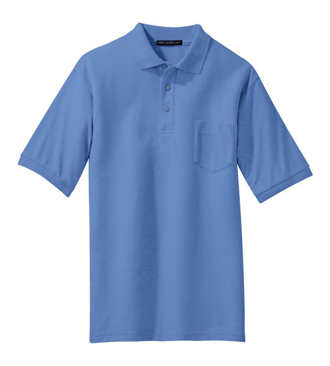 Port Authority K500P Silk Touch Polo with Pocket