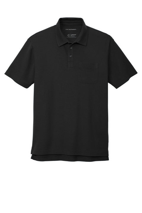 Port Authority K868 C-FREE Cotton Blend Pique Pocket Polo