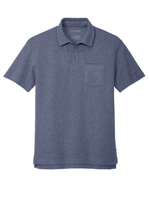 Port Authority K868 C-FREE Cotton Blend Pique Pocket Polo