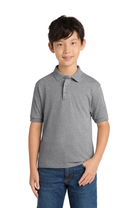 Port & Co KP55Y Youth Core Blend Jersey Knit Polo