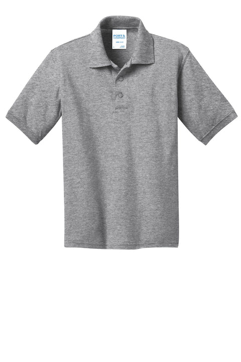 Port & Co KP55Y Youth Core Blend Jersey Knit Polo