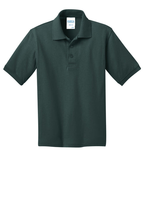 Port & Co KP55Y Youth Core Blend Jersey Knit Polo
