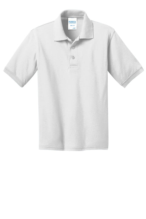 Port & Co KP55Y Youth Core Blend Jersey Knit Polo