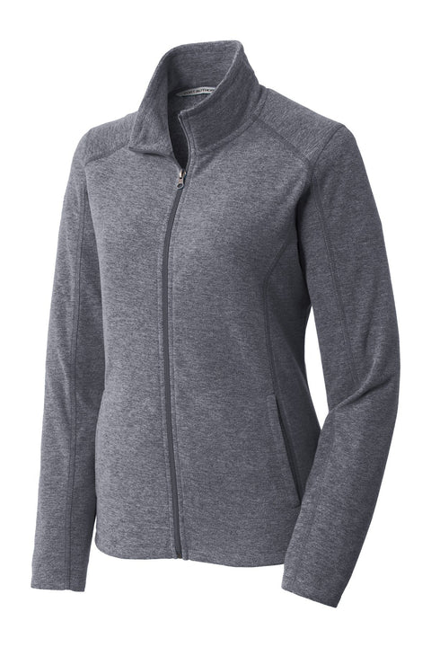 Port Authority L235 Women's Heather Microfleece Full-Zip Jacket