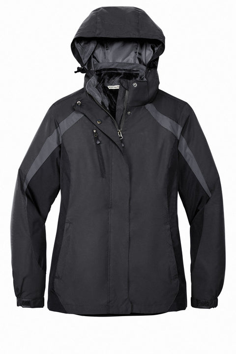 Port Authority L321 Women's Colorblock 3-in-1 Jacket