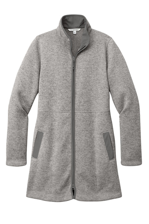 Port Authority L425 Women's Arc Sweater Fleece Long Jacket