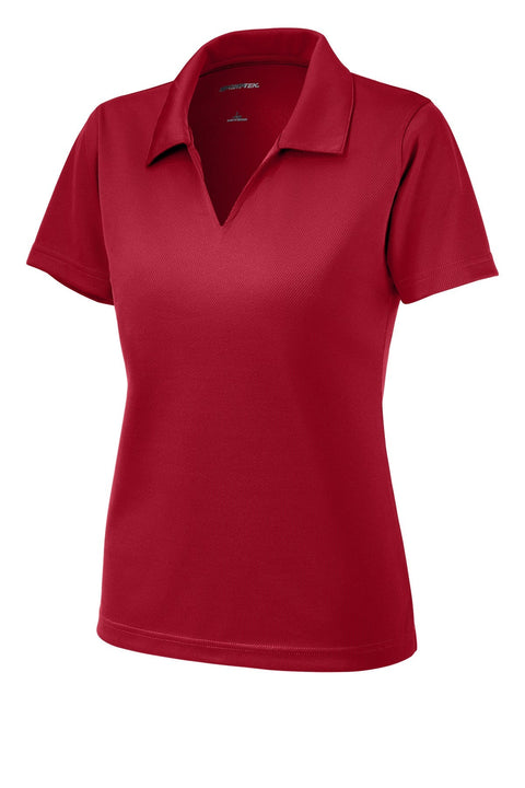 Sport-Tek L469 Women's Dri-Mesh V-Neck Polo