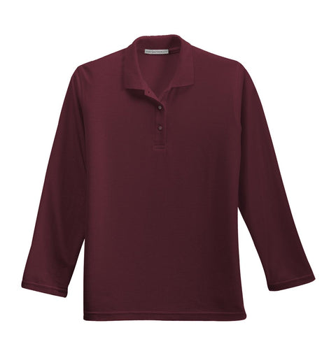 Port Authority L500LS Women's Silk Touch Long Sleeve Polo