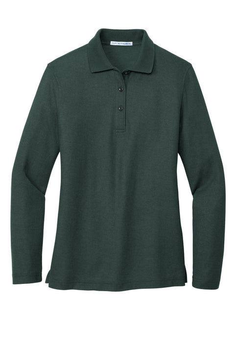 Port Authority L500LS Women's Silk Touch Long Sleeve Polo