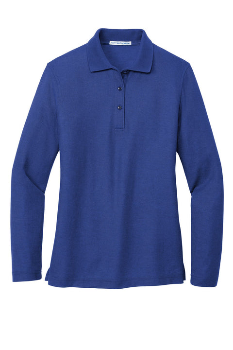 Port Authority L500LS Women's Silk Touch Long Sleeve Polo