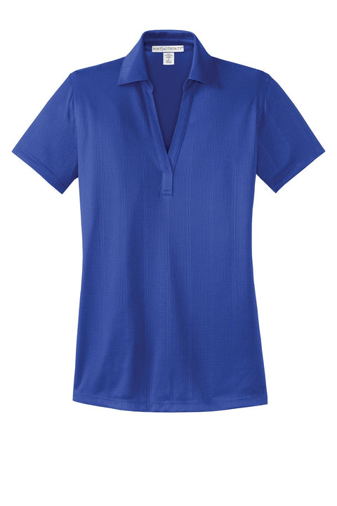 Port Authority L528 Women's Performance Fine Jacquard Polo
