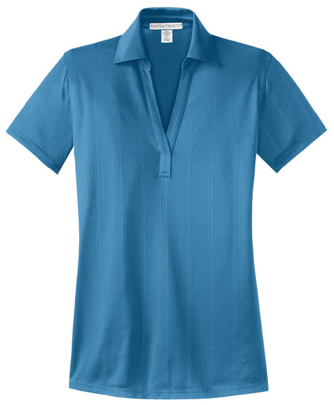 Port Authority L528 Women's Performance Fine Jacquard Polo