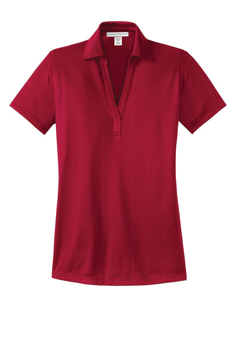 Port Authority L528 Women's Performance Fine Jacquard Polo