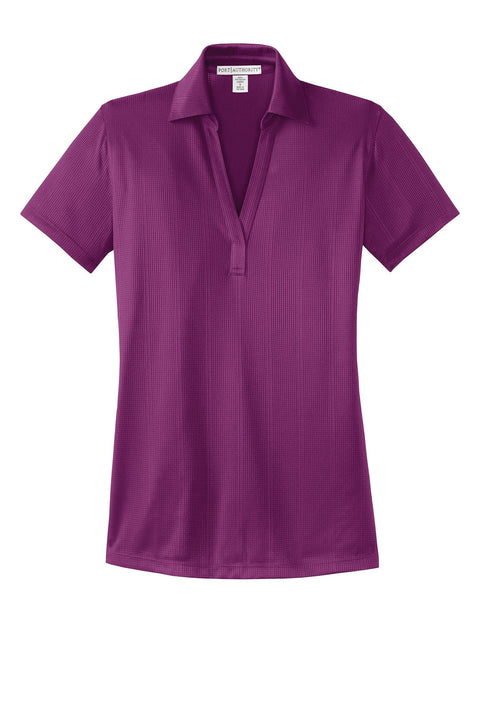 Port Authority L528 Women's Performance Fine Jacquard Polo