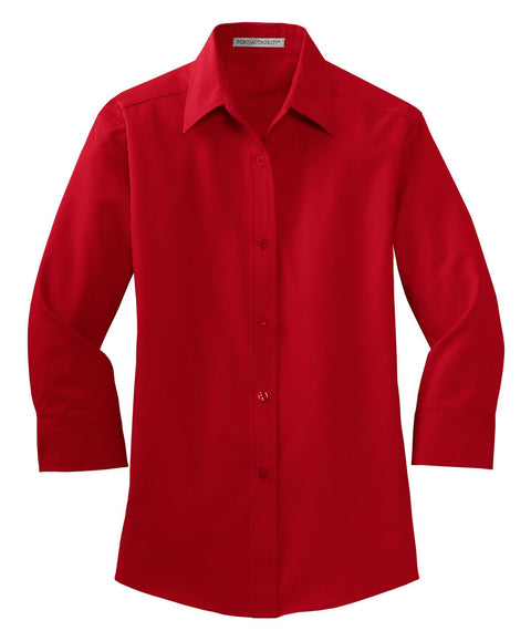 Port Authority L612 Women's 3/4-Sleeve Easy Care Shirt