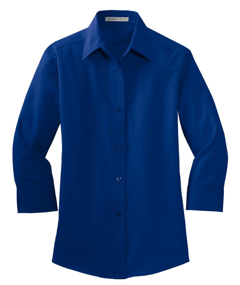 Port Authority L612 Women's 3/4-Sleeve Easy Care Shirt