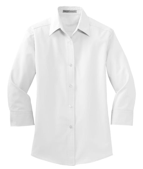 Port Authority L612 Women's 3/4-Sleeve Easy Care Shirt