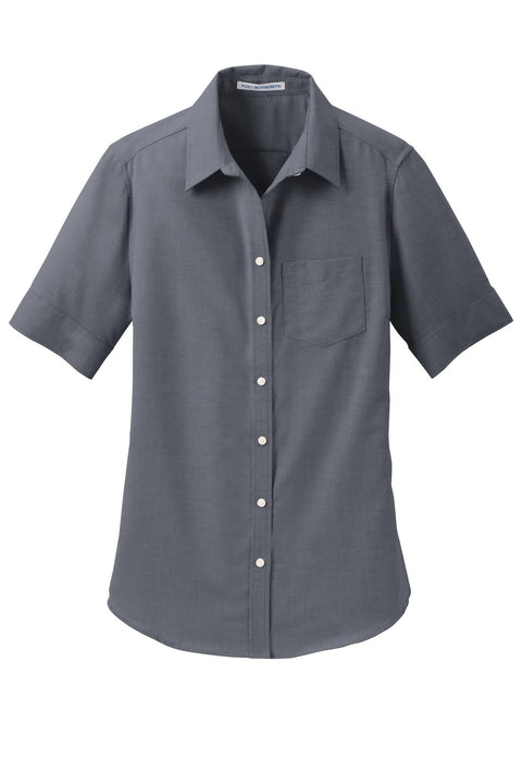 Port Authority L659 Women's Short Sleeve SuperPro Oxford Shirt