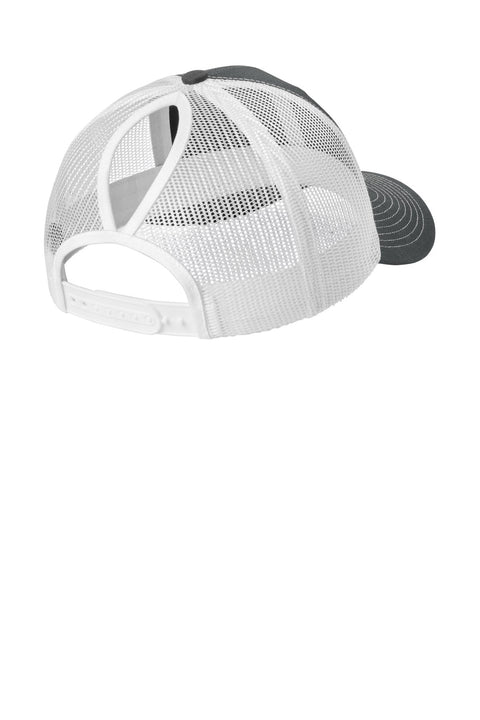 Port Authority LC401 Snapback Ponytail Trucker Cap