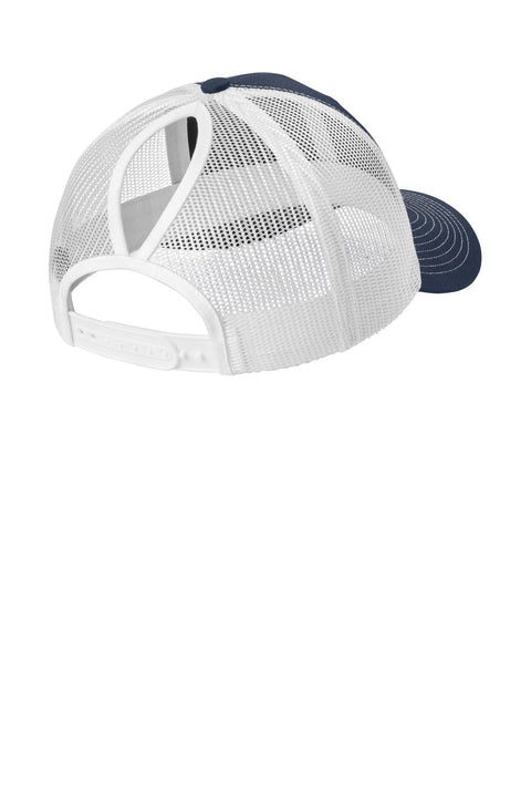 Port Authority LC401 Snapback Ponytail Trucker Cap
