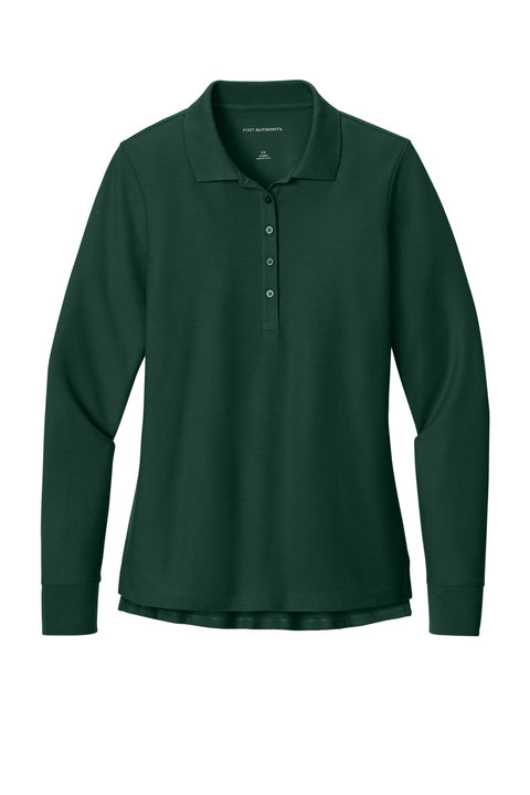 Port Authority LK200LS Women's Wearever Signature Pique Long Sleeve Polo