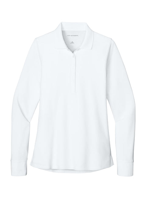Port Authority LK200LS Women's Wearever Signature Pique Long Sleeve Polo