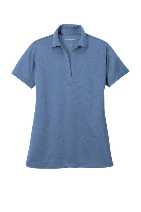 Port Authority LK542 Women's Heathered Silk Touch  Performance Polo