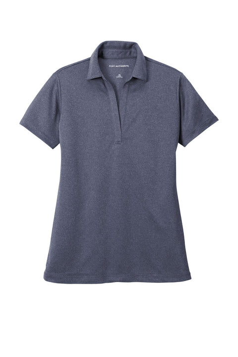 Port Authority LK542 Women's Heathered Silk Touch  Performance Polo