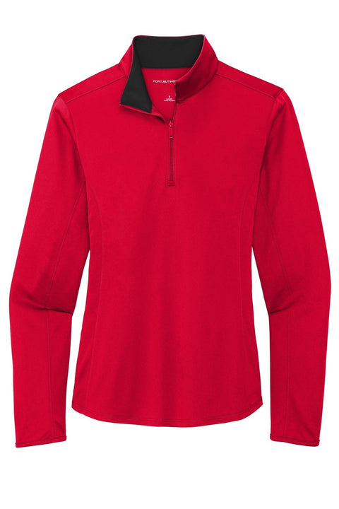 Port Authority LK584 Women's Silk Touch  Performance 1/4-Zip