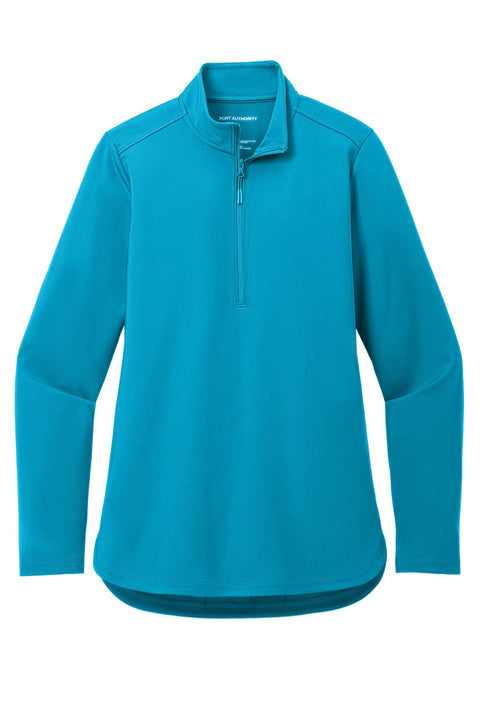 Port Authority LK880 Women's C-FREE Double Knit 1/4-Zip