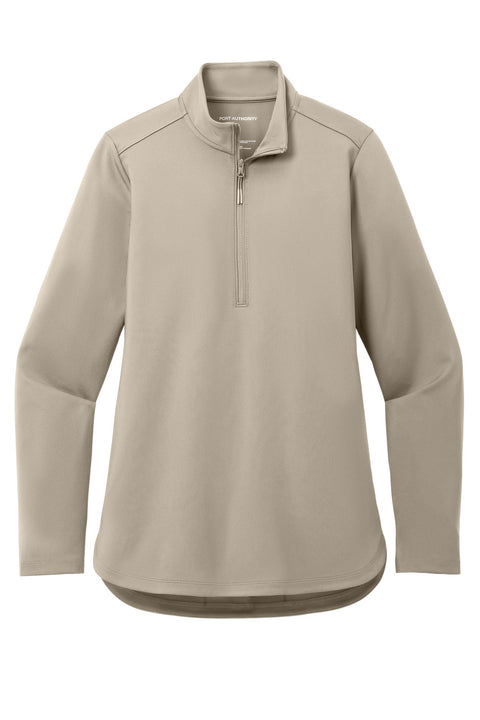 Port Authority LK880 Women's C-FREE Double Knit 1/4-Zip