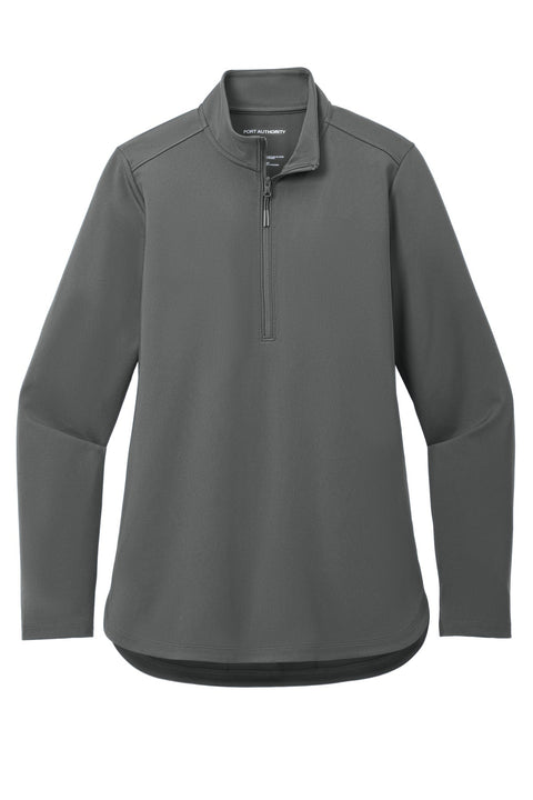 Port Authority LK880 Women's C-FREE Double Knit 1/4-Zip