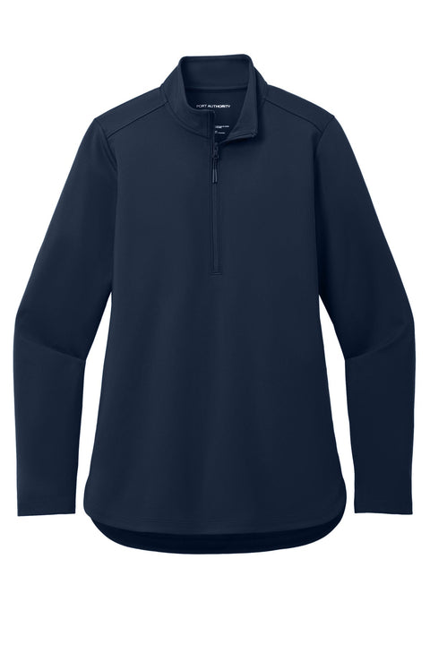 Port Authority LK880 Women's C-FREE Double Knit 1/4-Zip